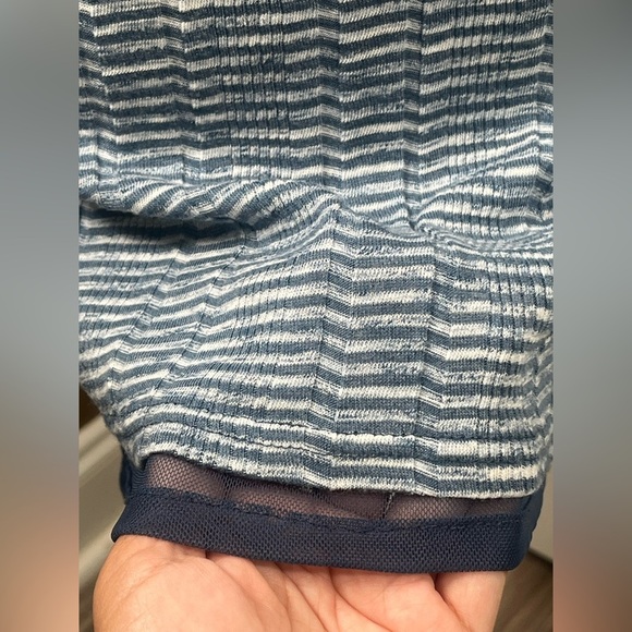 7 For All Mankind Blue and White Striped Dress Size XL - Picture 7 of 8